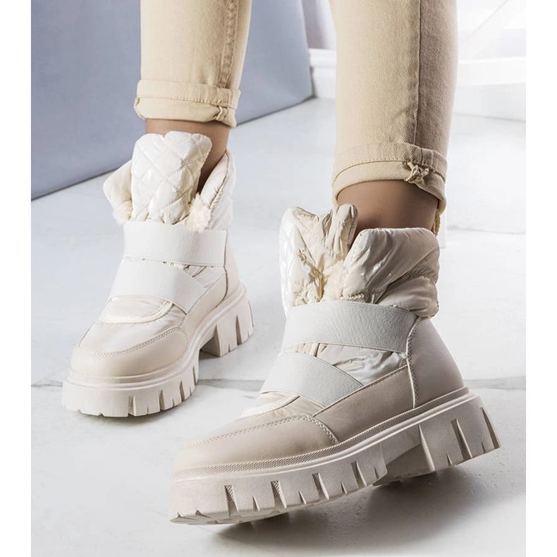 Beiget eristetyt slip-on lumisaappaat Franciscolta 1