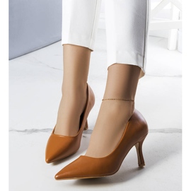 BM Ruskeat Jaydan matalakorkoiset pumput 1