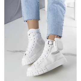 Valkoiset nilkkurit Willie-pussilla valkoinen 1