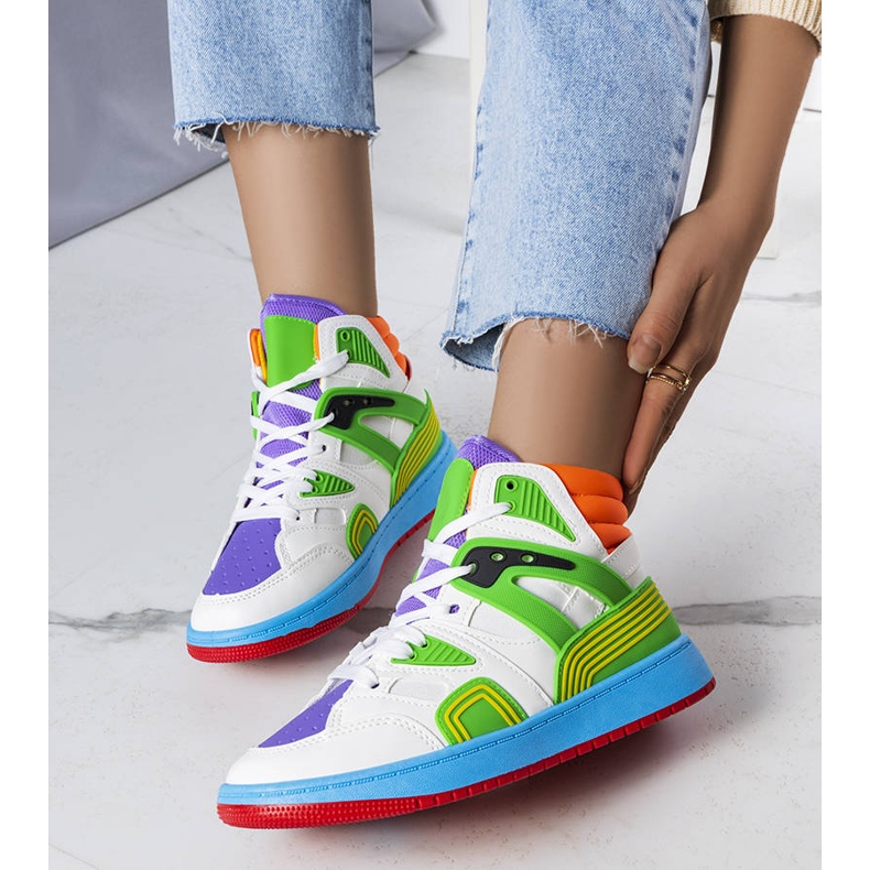 Marjorien vihreät tennarit valkoinen 1