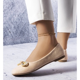 Beiget balerinat Gaillou-rusetilla 1