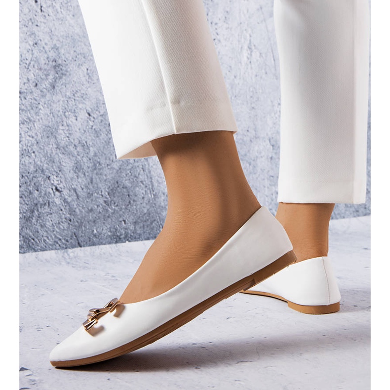 Vallée valkoiset balerinat valkoinen 1