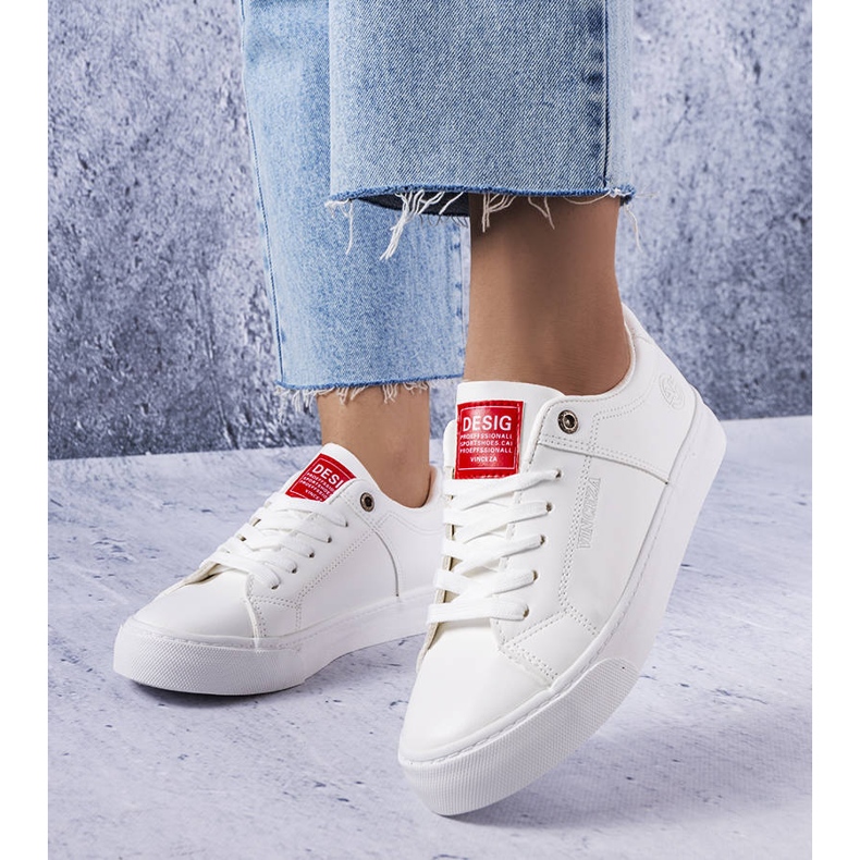 Vinceza Vincezin valkoiset klassiset lenkkarit valkoinen 1