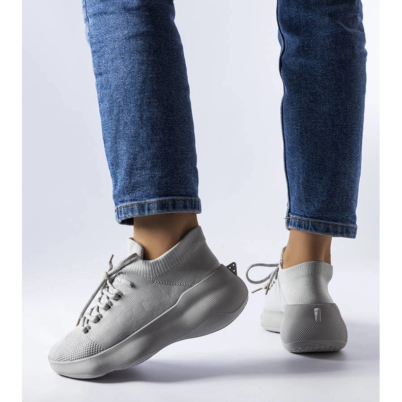 Lavalléen harmaat tekstiililenkkarit 1