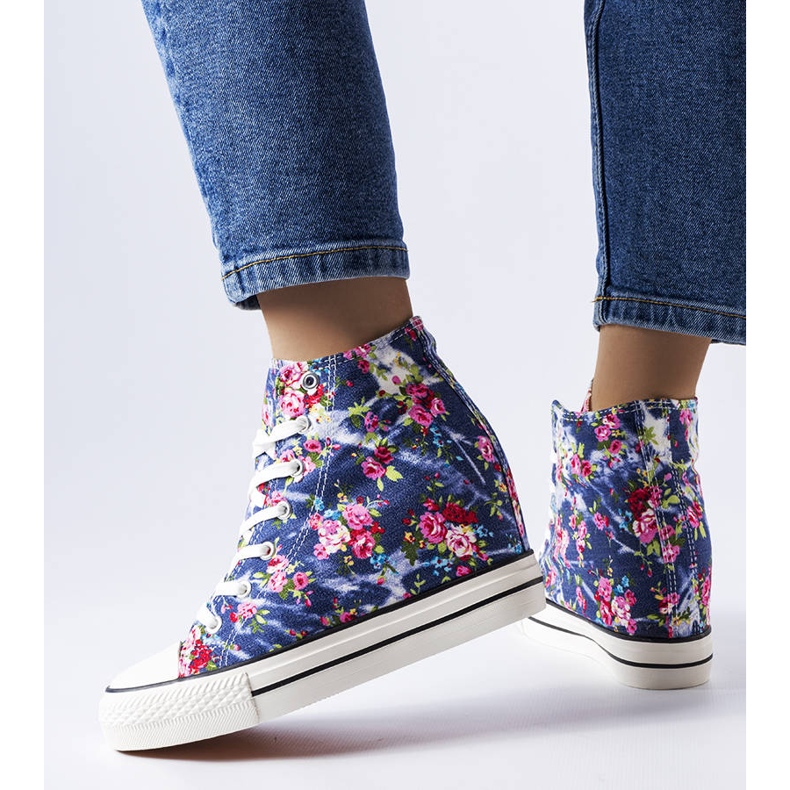 BM Fouquetin tummansiniset kiilalenkkarit sininen 2