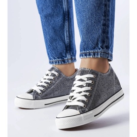 Mustat brocade wedge -lenkkarit Kreetalta 1