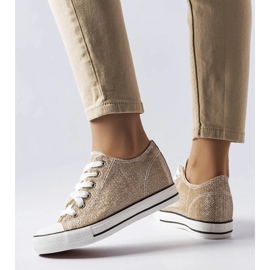 Kreetan kultaiset kimaltelevat kiilalenkkarit kultainen 1