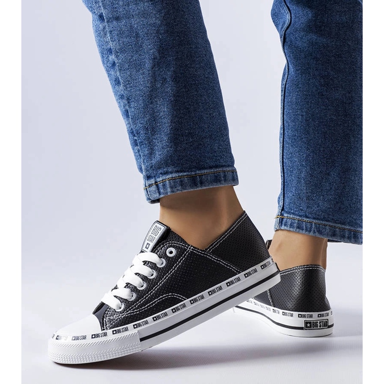 Mustat harjakattoiset lenkkarit Big Star FF274023 1