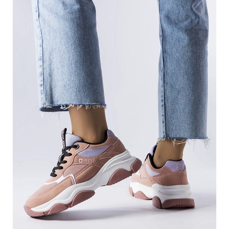 Pink Big Star -lenkkarit JJ274577 vaaleanpunainen 1