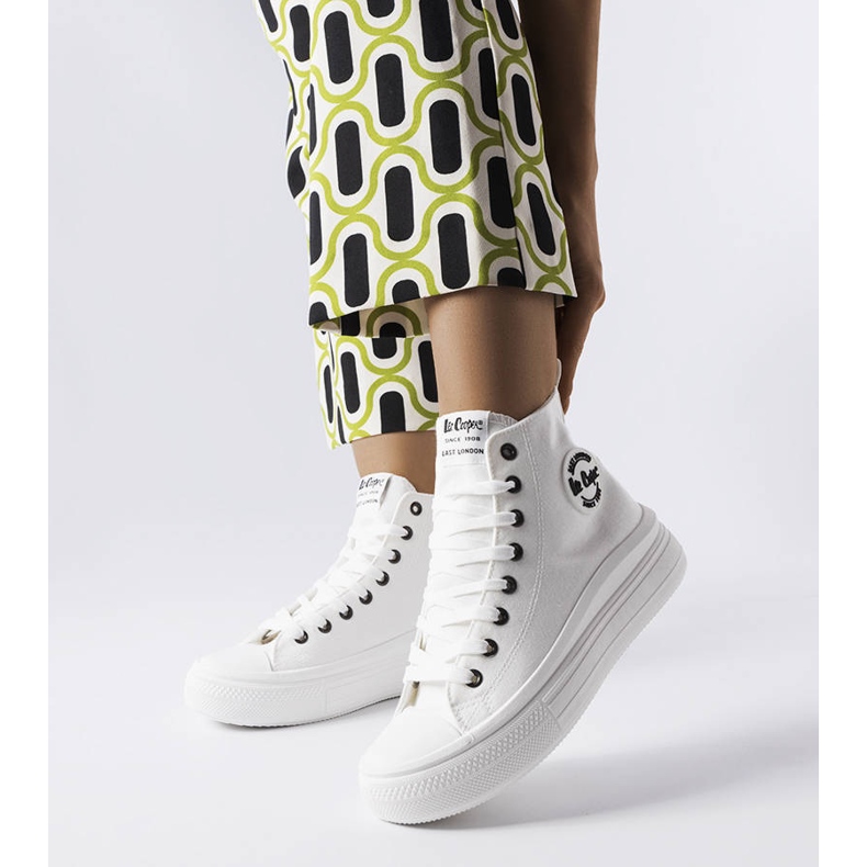 Lee Cooper LCW-23-44-1627L valkoiset tennarit valkoinen 1