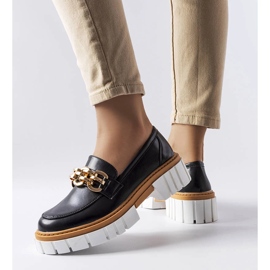 Casgrainin mustat paksut pohjaloaferit 1