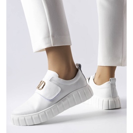 Vinceza valkoiset velcro-lenkkarit valkoinen 1