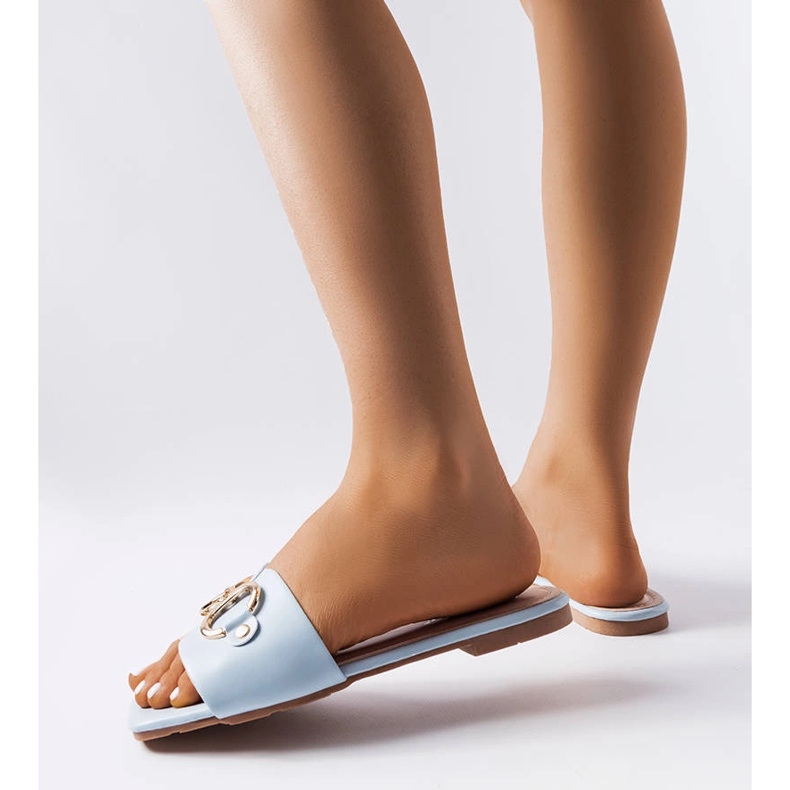 Corbinin siniset elegantit liukumäet ketjulla sininen 2