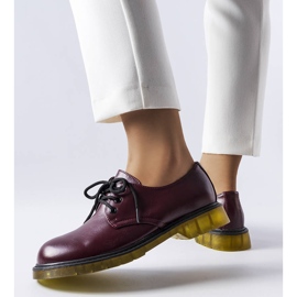 BM Burgundy Parfait bovver -saappaat punainen 1