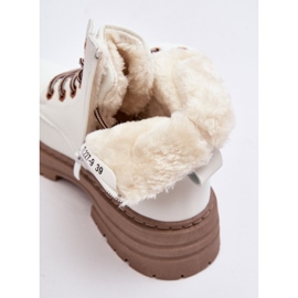 Naisten turkisvuoratut trapperit, valkoinen Fenan 2