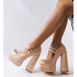 Gabrielin vaaleanpunaiset korkokengät vaaleanpunainen 1