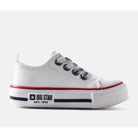 Valkoiset lasten tennarit Big Star KK374042 valkoinen 1