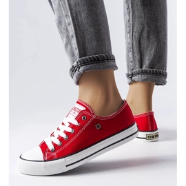 Punaiset klassiset tennarit Big Star T274020603 punainen 1