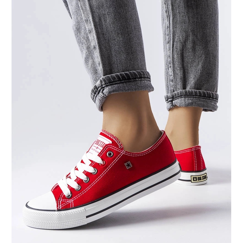 Punaiset klassiset tennarit Big Star T274020603 punainen 1