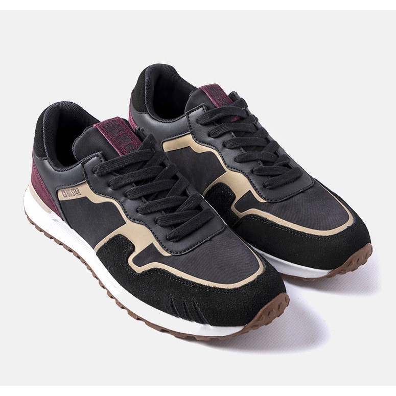 Big Star LL174125 mustat mokkanahkaiset tennarit 1