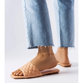 Labrien vaaleanpunaiset tyylikkäät tossut tikkauksella vaaleanpunainen 2