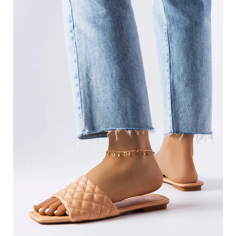 Labrien vaaleanpunaiset tyylikkäät tossut tikkauksella vaaleanpunainen 2