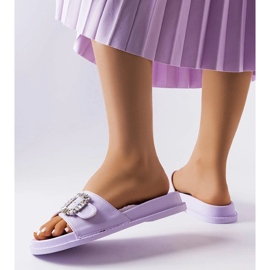 Violet liukusäätimet koristeltu Griegsvei-zirkoneilla violetti 2