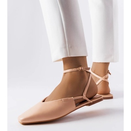 Vaaleanpunaiset suljetut sandaalit vaaleanpunainen 1