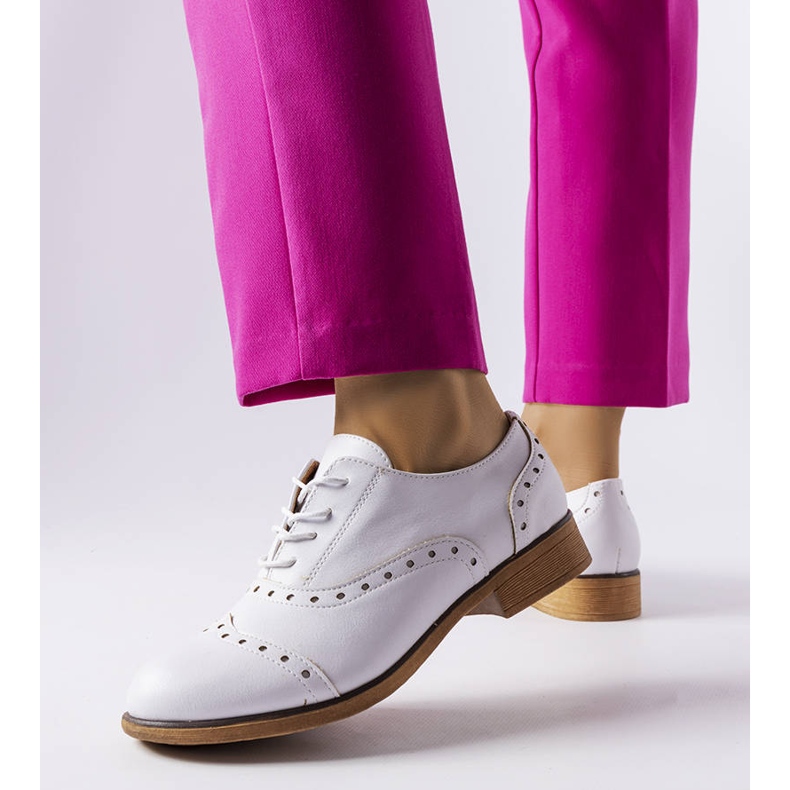 Valkoiset kengät LS5379 Valkoiset valkoinen 1