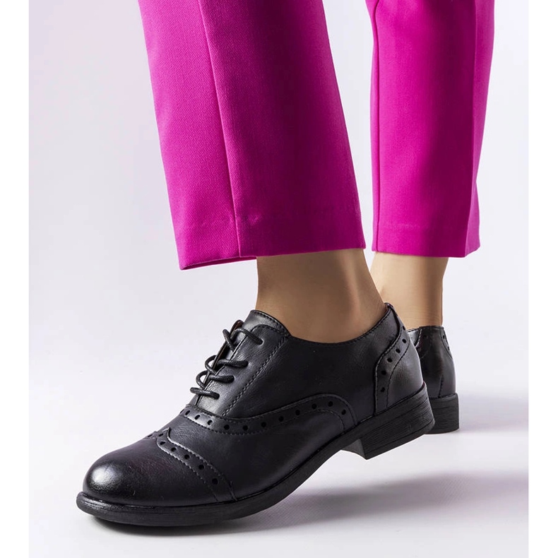 Mustat kengät LS5379 Mustat 1