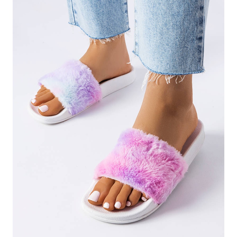 Raffaelen värikkäät turkiset liukumäet monivärinen 1