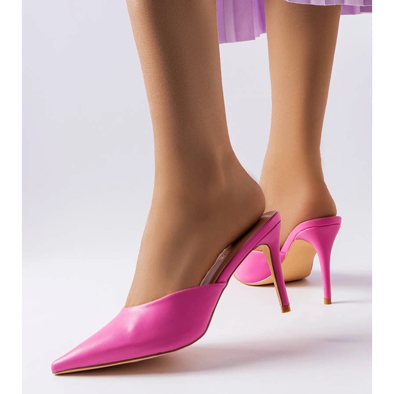 Pink Drainer -korkoiset sandaalit vaaleanpunainen 1