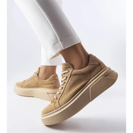 Karino beigen mokkanahka kengät 1