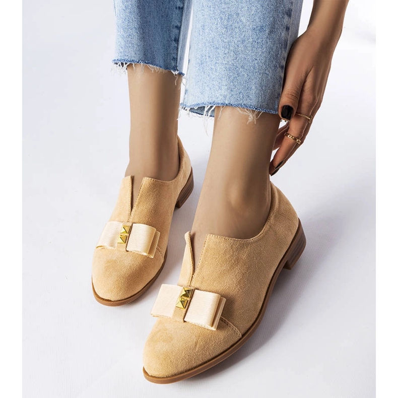 Poplar beige brogues rusetilla 1