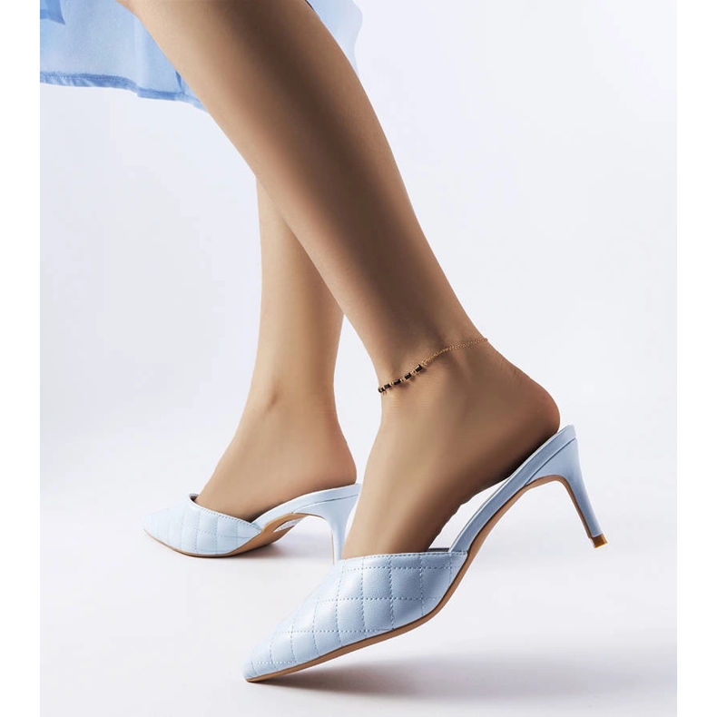 Lambertin siniset tikatut varvastossut sininen 1