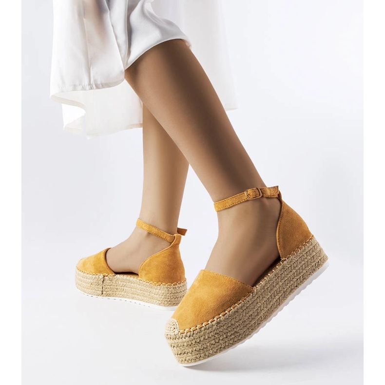 Ruskeat espadrillit Cloussonilta 1