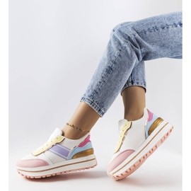 Langin vaaleanpunaiset tennarit, joissa on glittersisäkkeet vaaleanpunainen 1