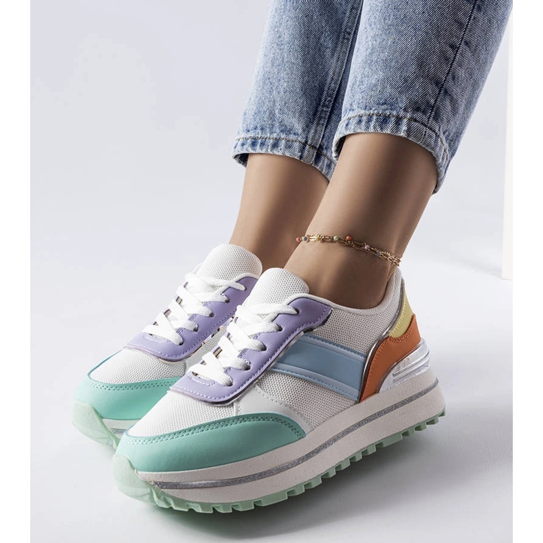 Langin vihreät lenkkarit, joissa on glitter-sisäkkeet 1