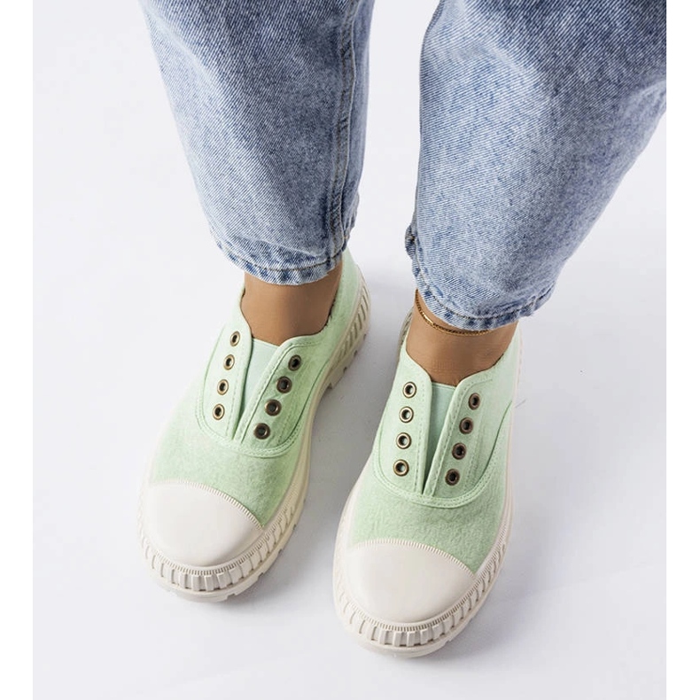 Waltonin vihreät joustavat lenkkarit 1