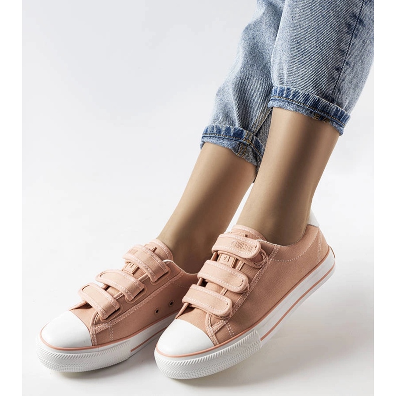 Pinkit Velcro tennarit Big Star LL274A200 vaaleanpunainen 1