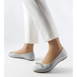 Lakewoodin harmaaksi lakatut ballerinat 1