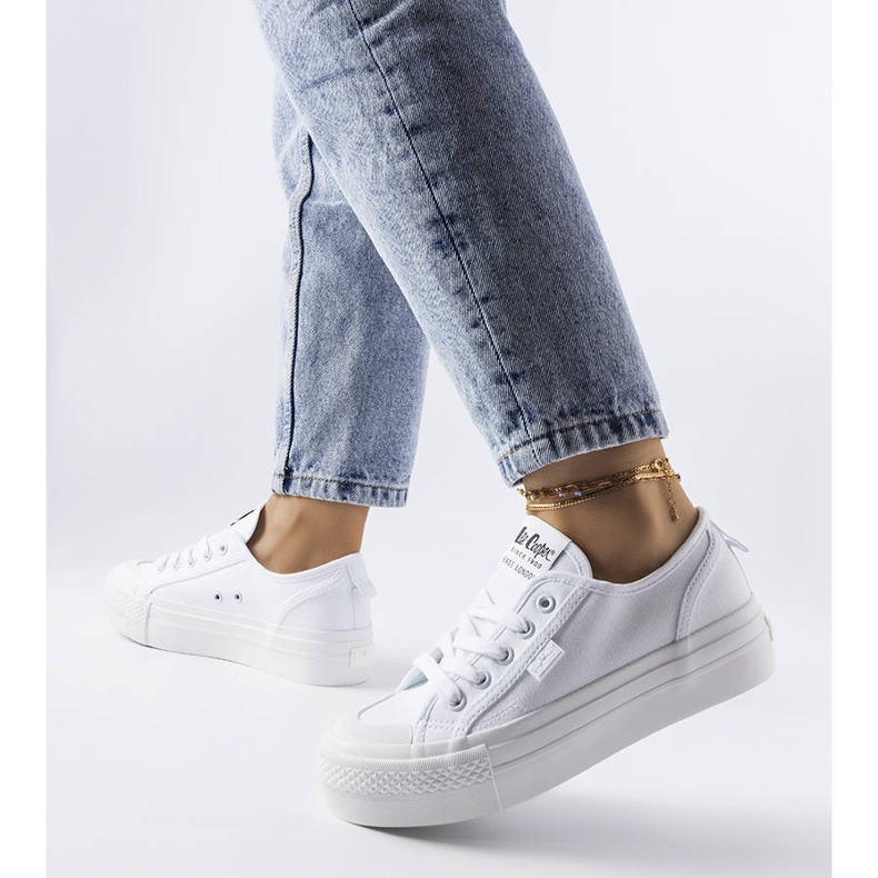 Lee Cooper LCW-23-31-1785L valkoiset tennarit valkoinen 1