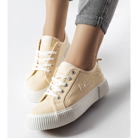 Lee Cooper LCW-23-31-1808L beigenväriset tennarit 1