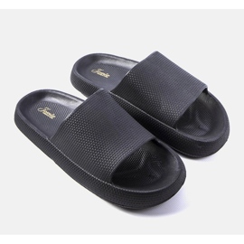 Huonin mustat miesten tossut 1