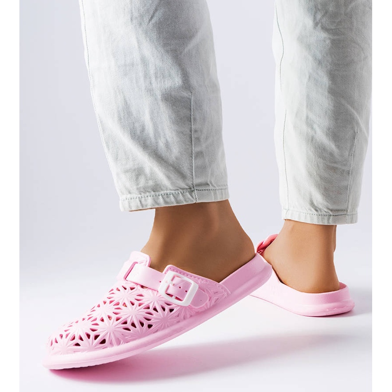 Peverellin vaaleanpunaiset harjakattoiset kumiliukumäet vaaleanpunainen 1