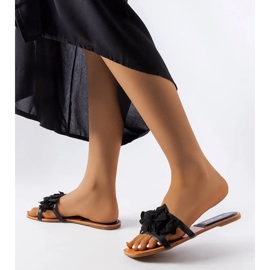 Mustat liukumäet, jotka on koristeltu Rapidsin kukilla 2