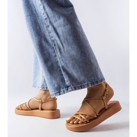 Brunelle ruskeat alustasandaalit 1