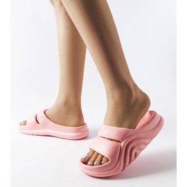 Geneven vaaleanpunaiset kumitossut vaaleanpunainen 2