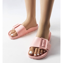 Nelmin vaaleanpunaiset kumiset soljet vaaleanpunainen 1