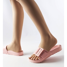 Nelmin vaaleanpunaiset kumiset soljet vaaleanpunainen 2